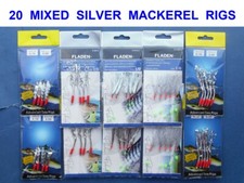 20 NEW MIXED SILVER MACKEREL