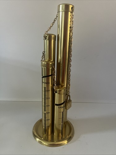 Vintage metal brass - brass, bank