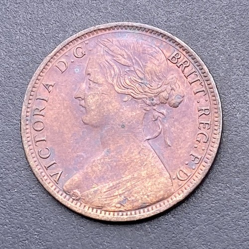 1862 victoria penny coin - 1862,