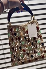 ZARA : Bucket Bag with Beading