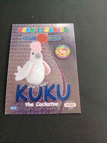 1999 beanie babies card - card, 263