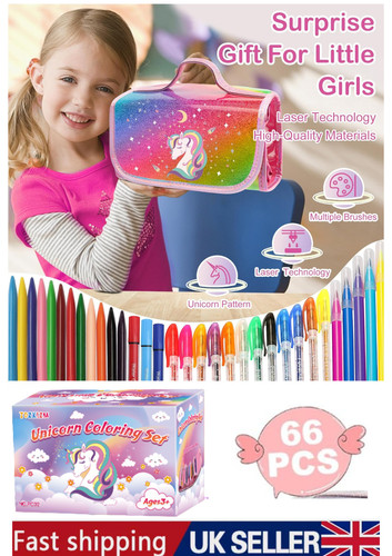 Kids art carry case colouring - case,