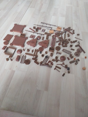 Lego vintage modern brown - vintage/modern,