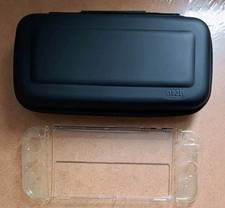 Switch OLED Orzly Carry Case + Grip Cover + Glass Screen Protector - Nintendo