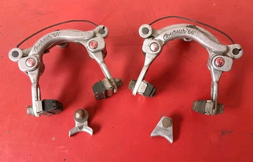 Vintage bicycle brakes set - vintage,