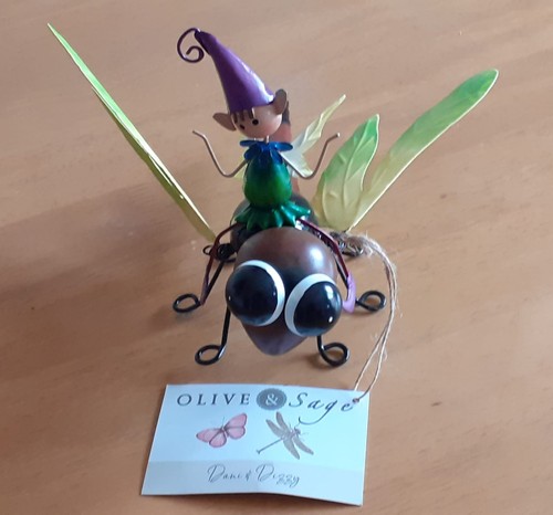 Pixie dragonfly ornament - &,