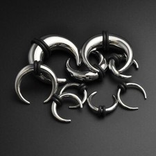 Septum & Ear Stretching Pincher Gauges Kit | Quality 316L Steel | 1.6mm - 10mm