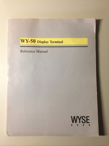 Vintage 1984 wyse 50 - vintage,