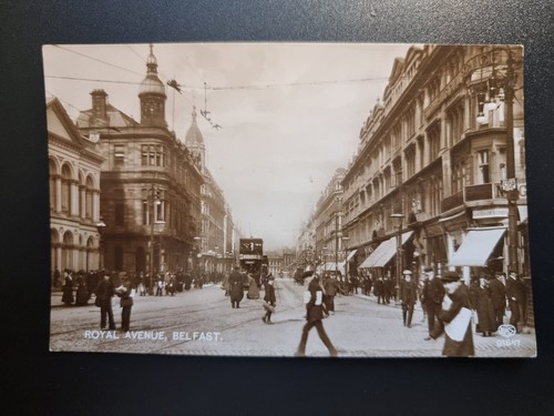 Belfast postcard c1910 real - belfast,