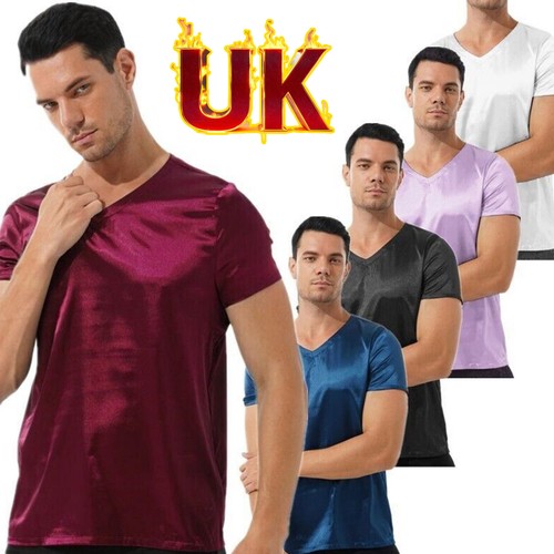 Men silk satin pajamas - men's,