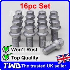 16 x ALLOY WHEEL BOLTS FOR MERCEDES BENZ E-CLASS (2002+) W211 W212 NUTS [16MA]