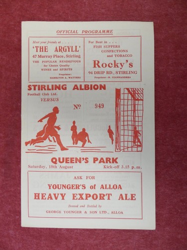 Stirling albion queen - albion, queen's