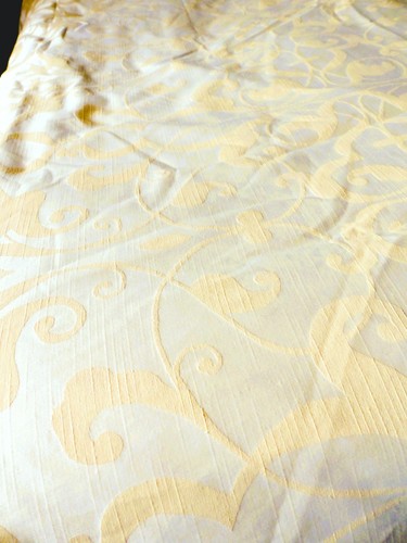 Christy pale yellow - , jacquard