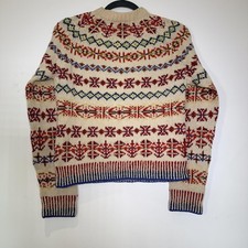 Vintage Cream Fair Isle Knit