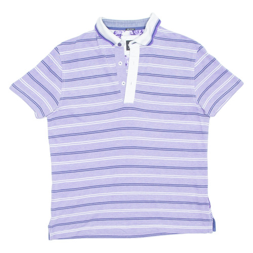 Boss mens polo shirt - mens, purple