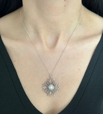 925 Silver Lotus Flower