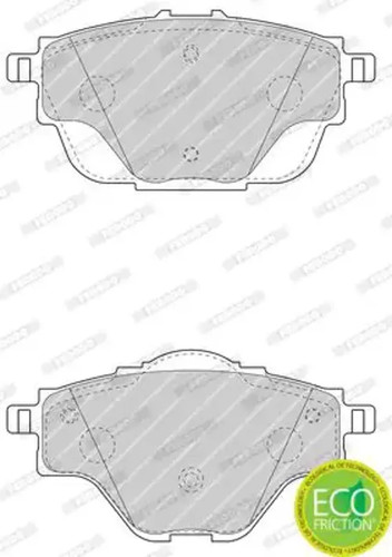 Brake pads fdb4766 - pads, for