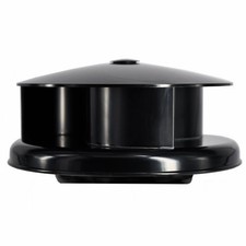 Wind driven black van roof - driven,