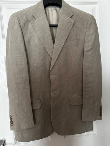 Next linen suit beige - suit,