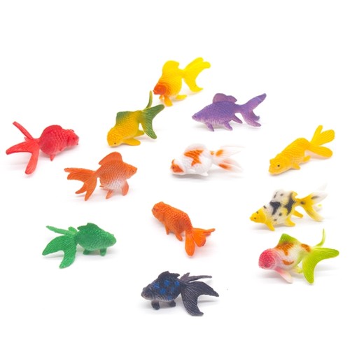 12pcs goldfish model - 12pcs,