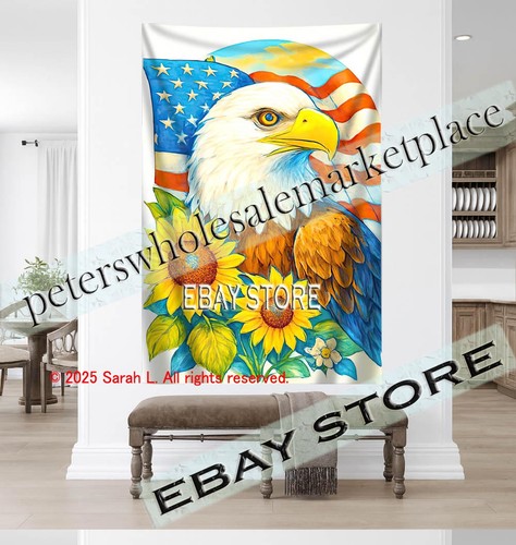 American wall tapestry - wall,