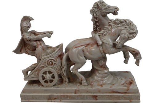 Vintage resin warrior and - vintage,