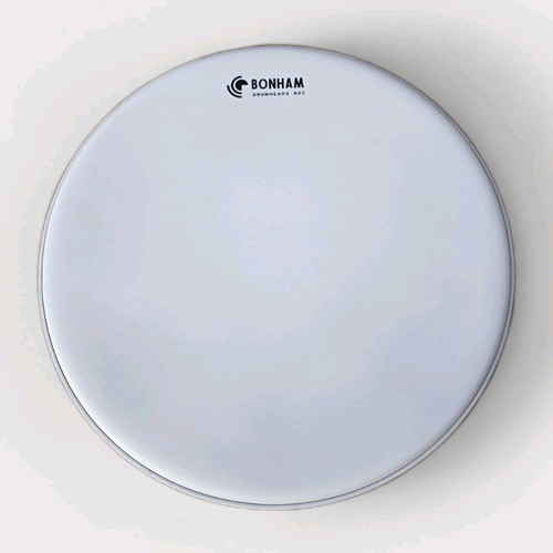 Coated white bass drum - coated,