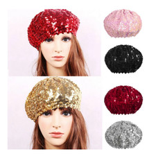 Sequin Beret