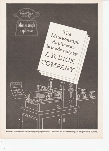 Dick vintage 1945 - a., post
