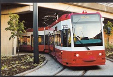 Tram Transport Postcard - Croydon Tramlink - First Tram To Run in Croydon F957