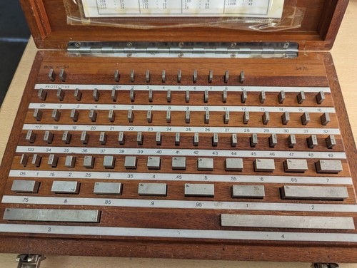 Slip gauge set - slip, imperial