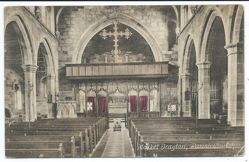 Shropshire market drayton - market,