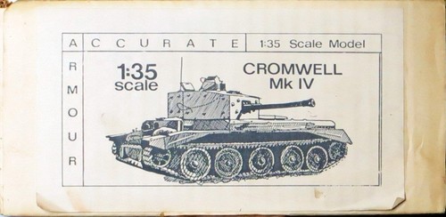 Accurate armour cromwell iv - cromwell, mk