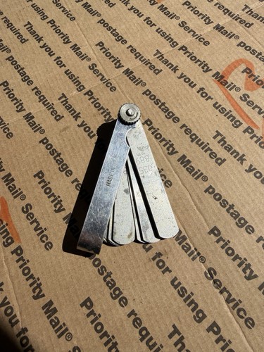 Vintage feeler gauge made - vintage, sa