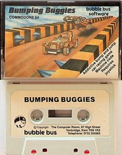 BUMPING BUGGIES- Commodore 64 Racing Game Cassette/Tape (C64 Bubble Bus UK)