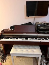 *WITH STOOL* electric piano brown casio celviano ap-500 used great condition