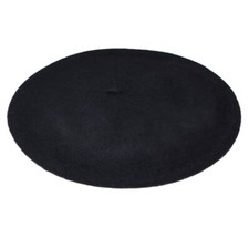 Van Der Linn Plain Beret Unisex Wool Warm French Hat