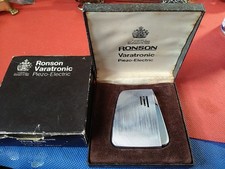Vintage Ronson Viking 52505 Varatronic Piezo Electric Lighter Boxed & Working.