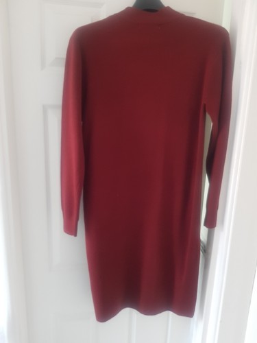 Womens jumper dress burgundy - womens,