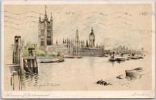 London Postcard 1934 Marjorie