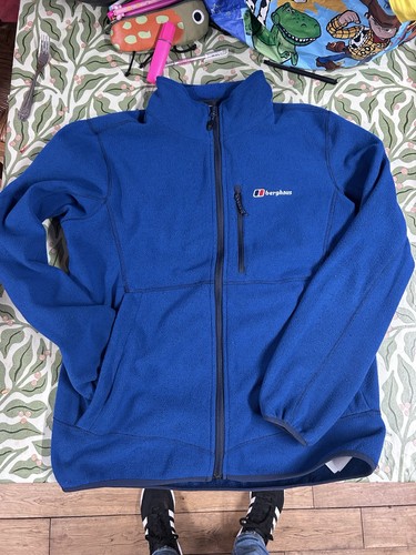 Berghaus blue fleec jacket - blue,