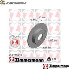 2x Brake Disc 430.2628.20 for Opel Zafira/Family/Box/Body/MPV Z16YNG 1.6L 4cyl