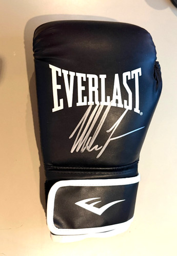 Mike tyson signed boxing glove - signed,