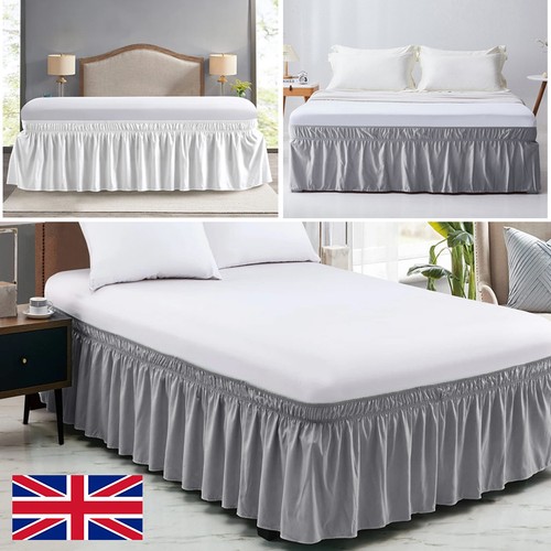 Elasticated bed skirt - skirt, ruffled