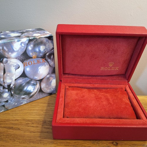 Rolex vintage red watch box
