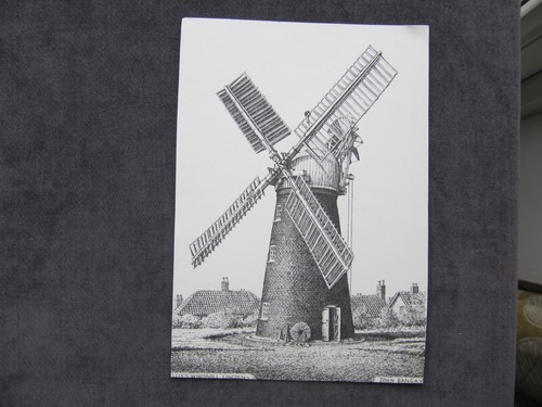 Postcard with sketch - sketch, of