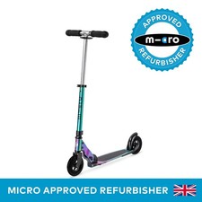 Micro Scooters Speed Push Scooter Foldable Teens/Adults SA0244 Matt Neochrome.