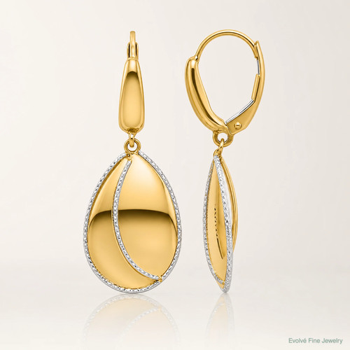 14k two tone polished - 14k, /