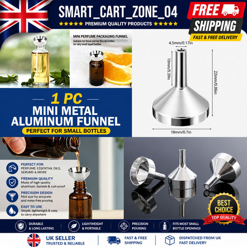 Stainless steel mini funnel - steel,