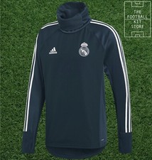 adidas Real Madrid Warm Top Mens - Training Sweat Top Long Sleeved - All Sizes